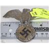 Image 1 : NAZI ORIGINAL POLICE HAT EAGLE INSIGNIA W/ 6