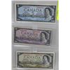 Image 1 : 1954 3 BILL CANADA BANK NOTE SHEET SET WITH  $5