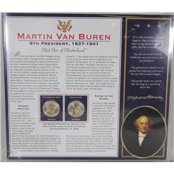 US PRESIDENTIAL DOLLAR COIN SET OF 2 1837-1841