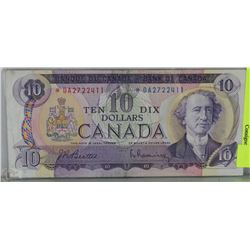 *REPLACEMENT NOTE $10 DOLLAR BILL BEATTIE