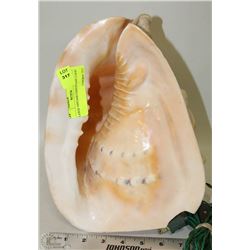 LARGE VINTAGE CONCH SHELL LAMP