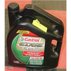 5 LITRES OF CASTROL EDGE MOTOR OIL -