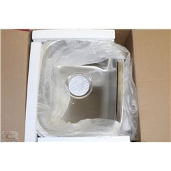 NEW HOUZER STAINLESS STEEL BAR SINK WITH DRAIN