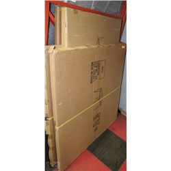 NEW GLASS TOP TABLE IN BOX (2 BOXES)