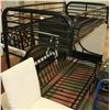 Image 1 : BLACK METAL BUNKBED WITH BOTTOM DAYBED