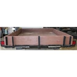1989 UTILITY FLAT DECK TRAILER 7'X8' TILT DECK
