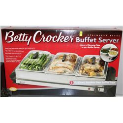 NEW BETTY CROCKER ST STEEL BUFFET SERVER