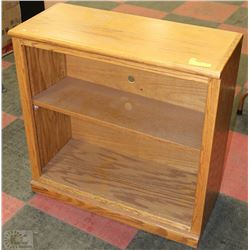 OAK BOOKCASE  30"X13"X30"H