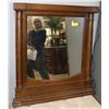 Image 1 : WOODEN FRAMED MIRROR