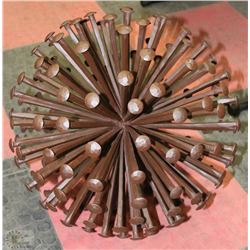 RAILROAD SPIKE METAL DECORATION