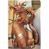 Image 1 : WOOD CARVED DRAGON ORNAMENT