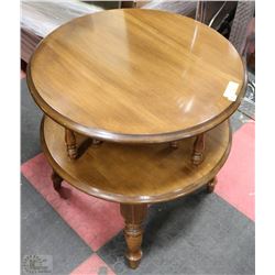 VINTAGE ROUND SIDE TABLE