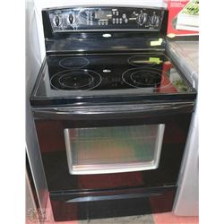 WHIRLPOOL CERAMIC TOP STOVE 30" WITH ACCUBAKE &