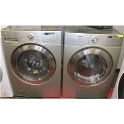 LG TROMM S/S WASHER AND DRYER SET WITH ULTRA