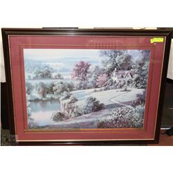 FRAMED PICTURE 33"X43"