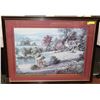 Image 1 : FRAMED PICTURE 33"X43"