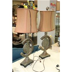 PAIR OF  LARGE DECORATIVE LAMPS