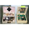 Image 1 : PAIR OF ASST. ESTATE JEWELLERY BOX WITH CONTENTS