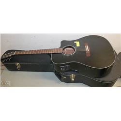 FENDER MODEL CD110CE BLACK WITH HARD CASE