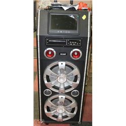 LAX MAX CHARGER DISCO LIGHT KARAOKE MACHINE
