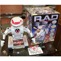 RAD RADIO CONTROLLED ROBOT WITH CHARGER AND REMOTE