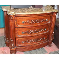 SOLID WOOD THREE DRAWER DRESSER