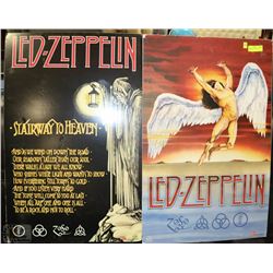 2 LARGE LED ZEPPELIN WALL DISPLAYS