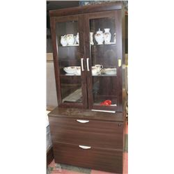 2 PC CABINET WIT LIGHTING