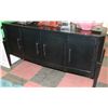 Image 1 : ALL BLACK GLASSTOP SIDEBOARD