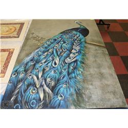 LARGE PHEASANT WOODEN PICTURE