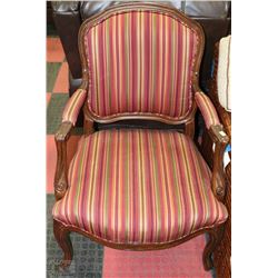 WOOD CARVED PARLOUR CHAIR ON CHOICE