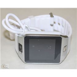 NEW WHITE AND ST STEEL BLUETOOTH SMART WATCH WITH