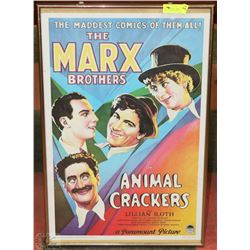 MARX BROTHERS ANIMAL CRACKERS FRAMED POSTER