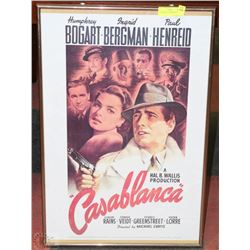 CASABLANCA   FRAMED POSTER