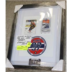 CONNOR MCDAVID PRE NHL CARD FRAMED,STRAIGHT