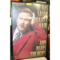 NEW WILL FARELL ANCHORMAN 2 WALL POSTER
