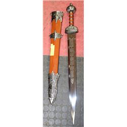 MEDIEVAL SHORT SWORD W/CUSTOM