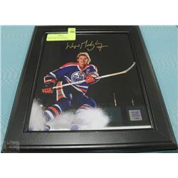 WAYNE GRETZKY SIGNED EDMONTON OILERS PICTURE
