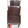 Image 1 : PAIR OF BROWN SIDECHAIRS