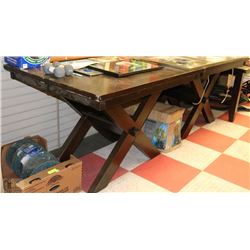 TWO BAR TABLES SOLD TOGETHER 42" X 53" X 36"H