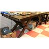 Image 1 : TWO BAR TABLES SOLD TOGETHER 42" X 53" X 36"H