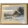 Image 1 : 1988 SIGNED LE PRINT 'WINTER SUN' BY KARL WOOD