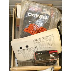 BOX OF ASSORTED VENTS AND MORE