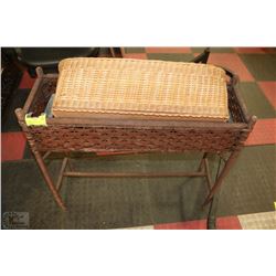 TWO INDOOR/OUTDOOR PATIO PLANT STAND