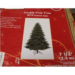 NEW NOMA UNLIT PINE  TREE 7'5
