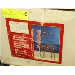 INDOOR/ OUTDOOR LIGHTED STANDING DEER