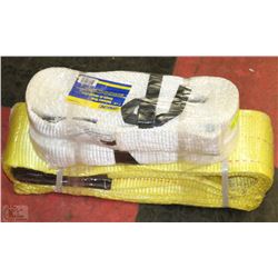 ONE-55000LB RECOVERY STRAP & TWO 9000LBS