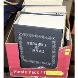 3 VINTAGE SEWING ACCESSORY KITS INCL MONOGRAMMING,