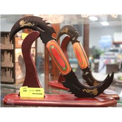 ORNAMETNAL KNIFE WITH STAND