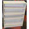 Image 1 : SMALL WHITE 5 SHELF BOOK CASE